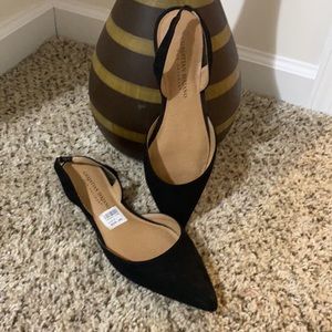 Christian Siriano black flats size 7
